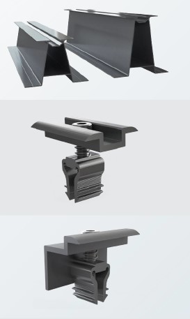 Алюминиевая Профильная Конструкция (Длинная Рейка — Профнастил/Сэндвич)